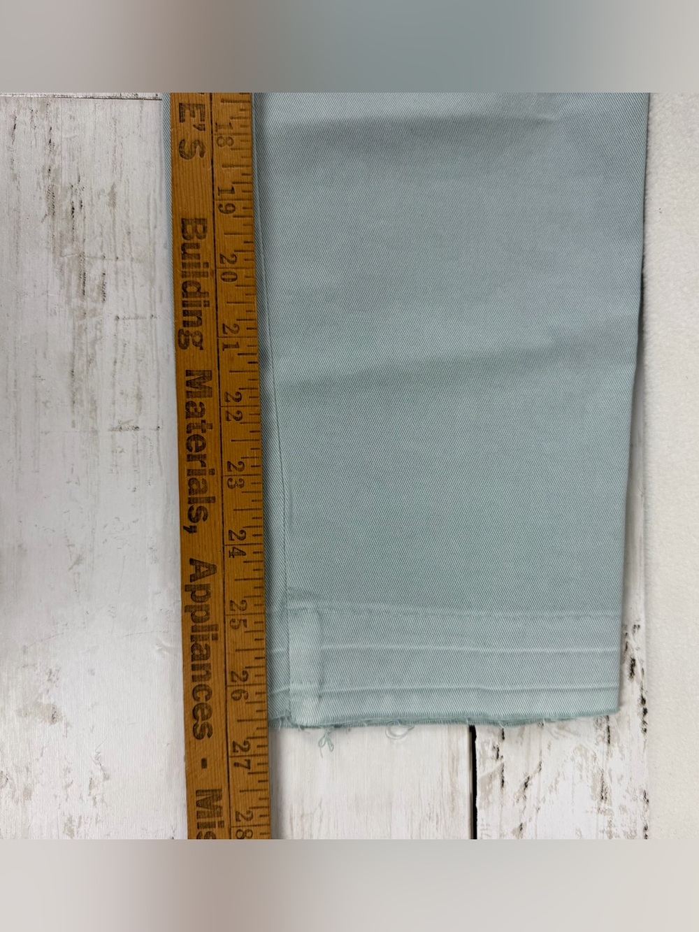 Loft Womens Seafoam Green Flat Front Girlfriend Slim Fit Chino Pants Size 6 NWT - Picture 11 of 12